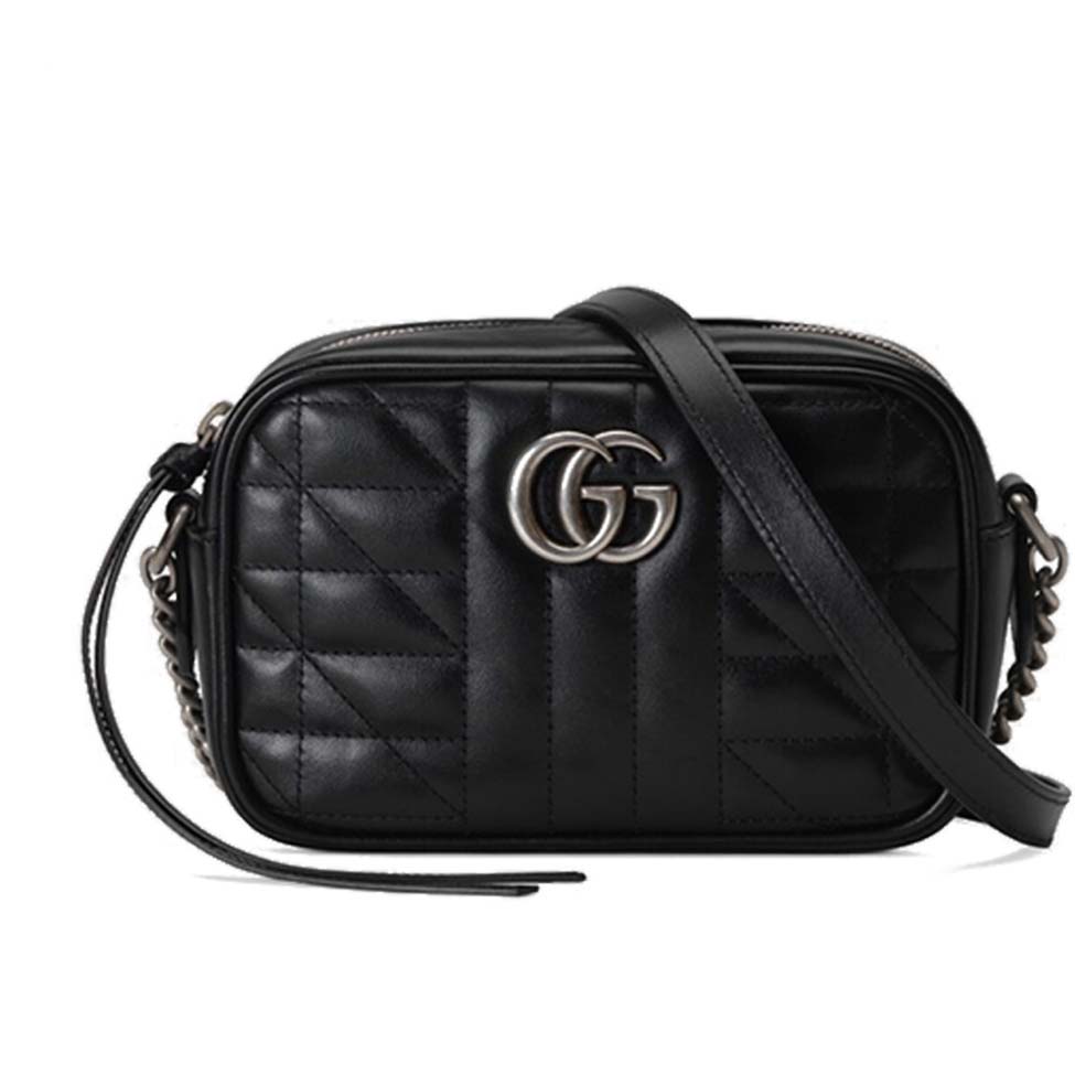 G*u*i gg marmont mini shoulder bag 634936  (18*12*6cm)